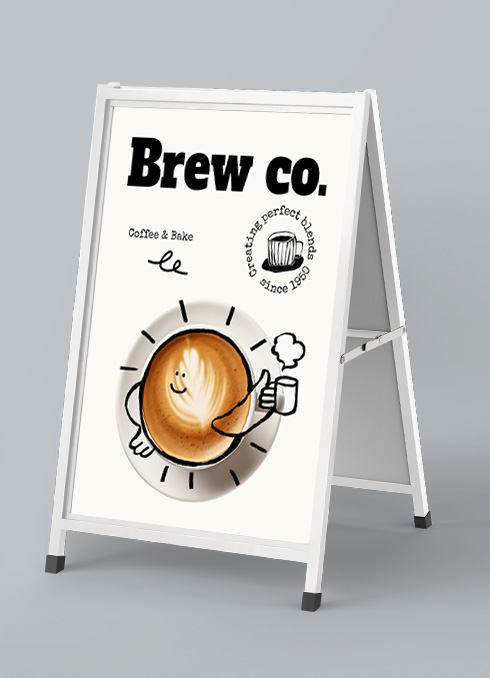 A frame Sign
