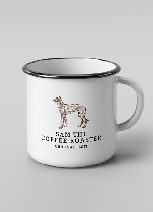 enamel Mug Cup printed by Clarke Murphy Print Australia
