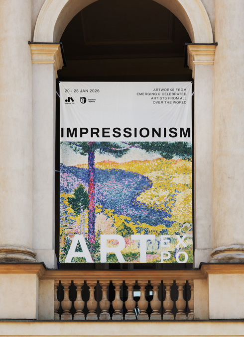 Outdoor Banners for art exhibitions