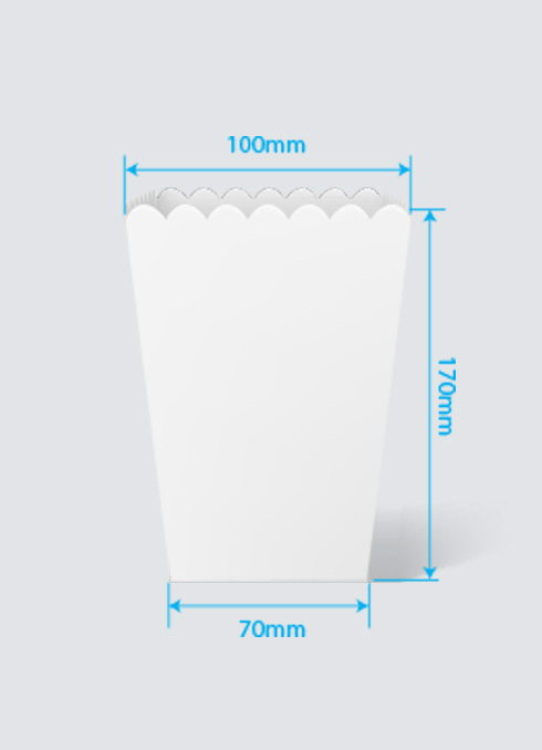 Clarke Murphy Print Popcorn Box Dimensions.