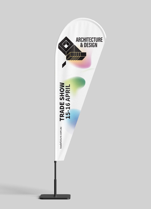Flag Banners Tear Drop