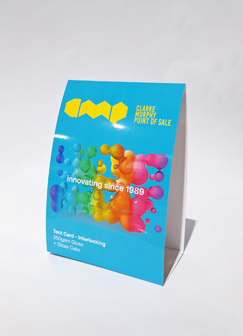 Tent cards Gloss Stock