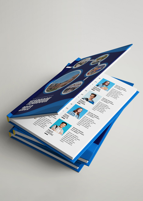 School Yearbooks printed by Clarke Murphy Print. made in Australia