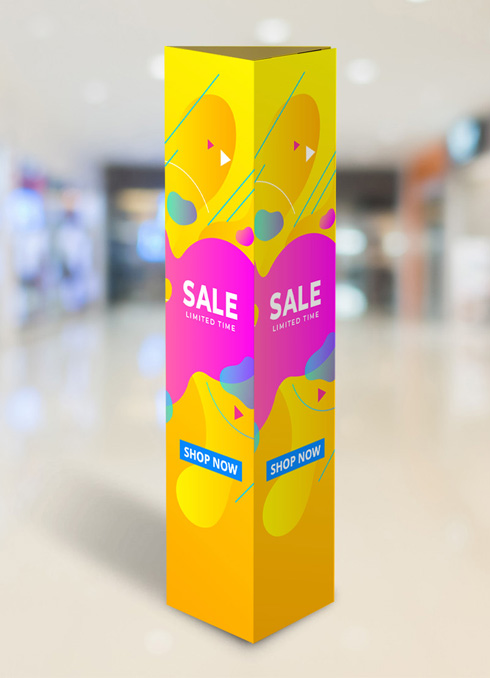 Bollard Sign
