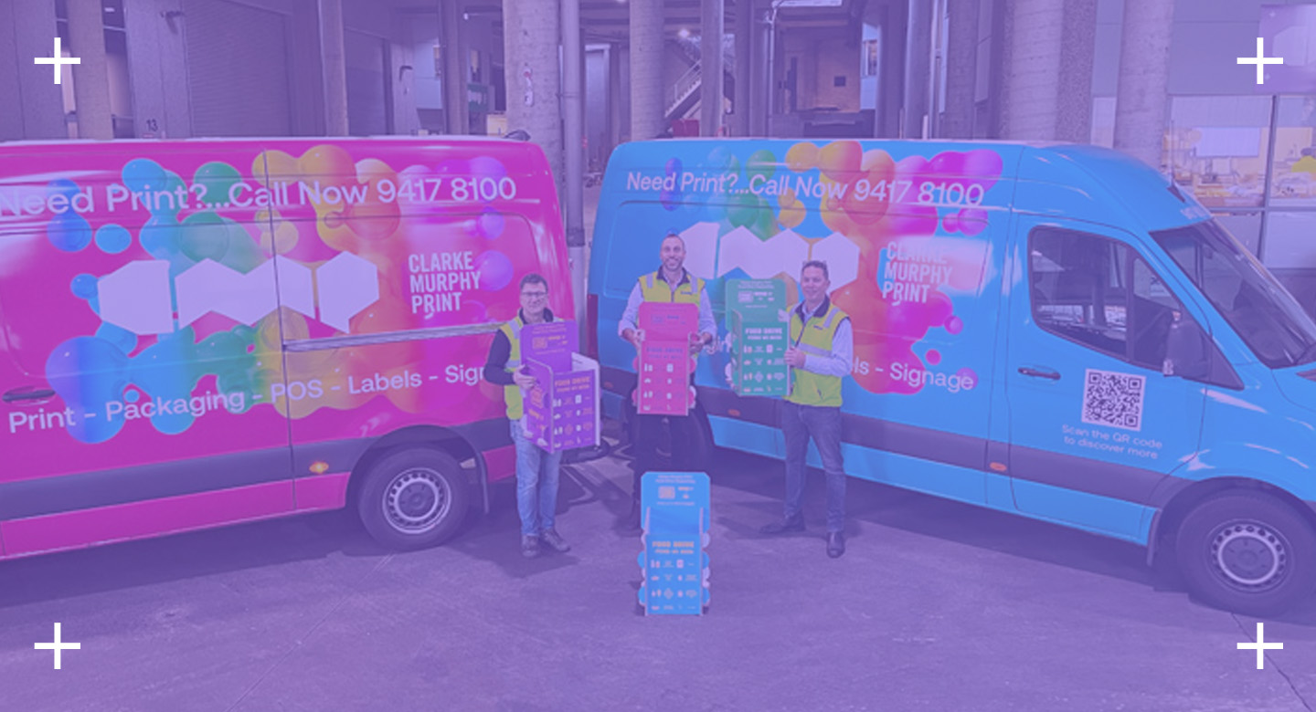 Our directors in front of CMP vans